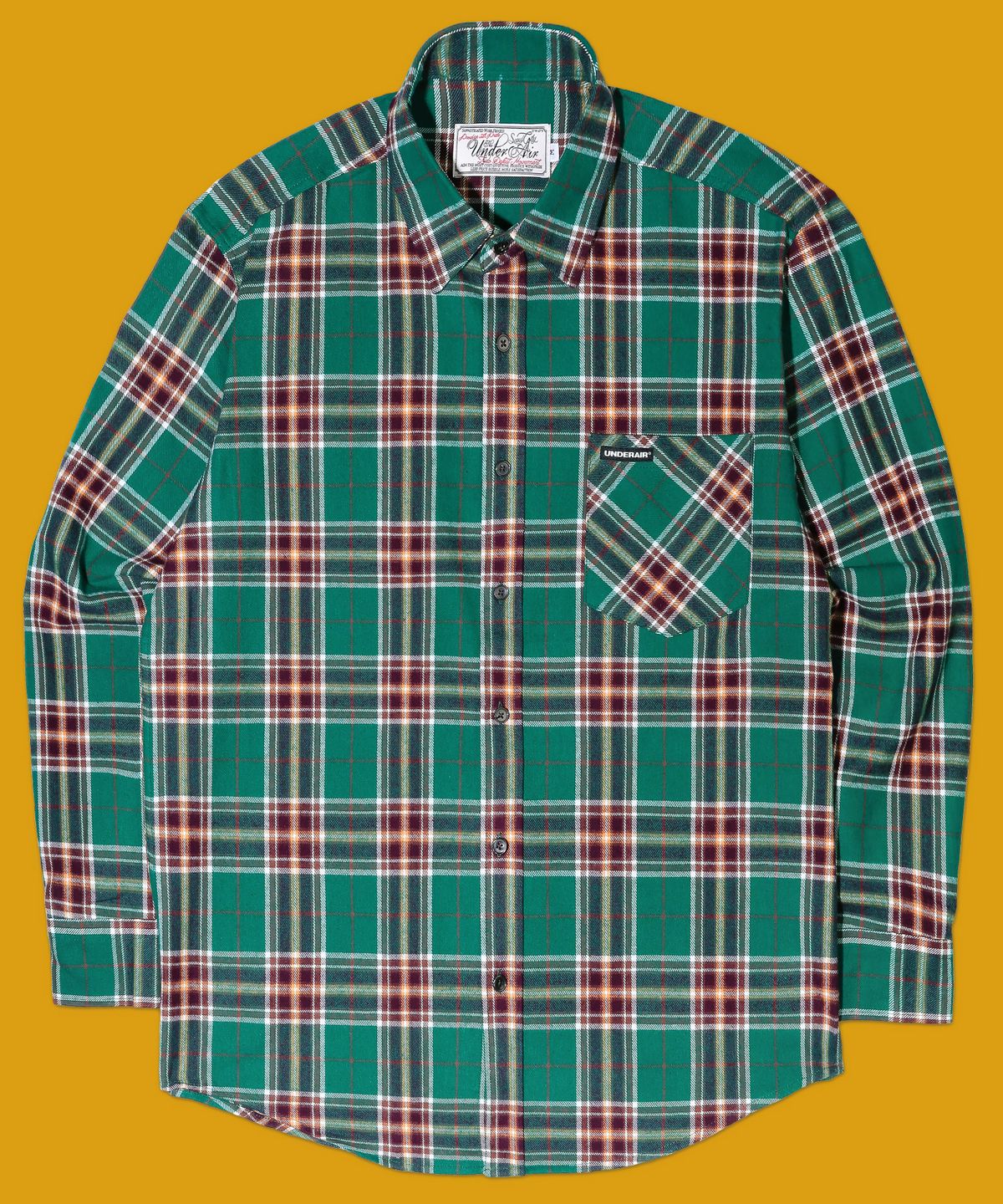 언더에어(UNDERAIR) Everrich Shirts - Green