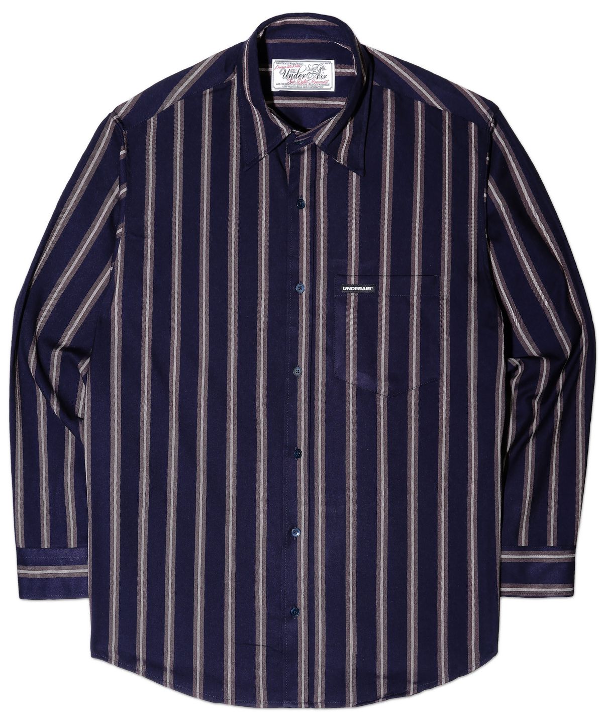 언더에어(UNDERAIR) Fellini Shirts - Navy