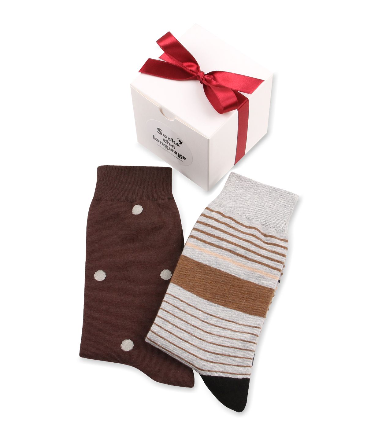 삭스더랭귀지(SOCKS THE LANGUAGE) 메이비 패션양말 2세트