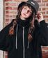 와핑 후드집업 블랙 JJOT7203