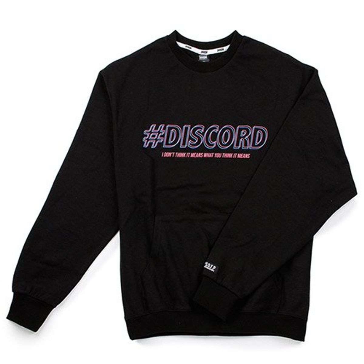 핍스(PEEPS) new discord crewneck(black)