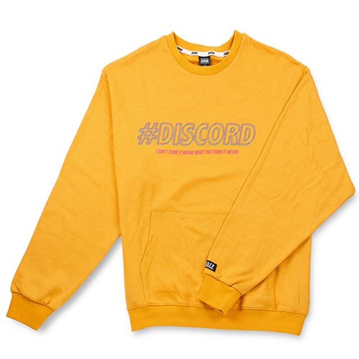 핍스(PEEPS) new discord crewneck(mustard)