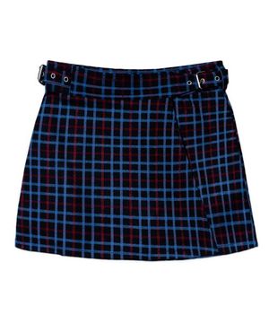 (W) Arctic Heart Skirt - Red