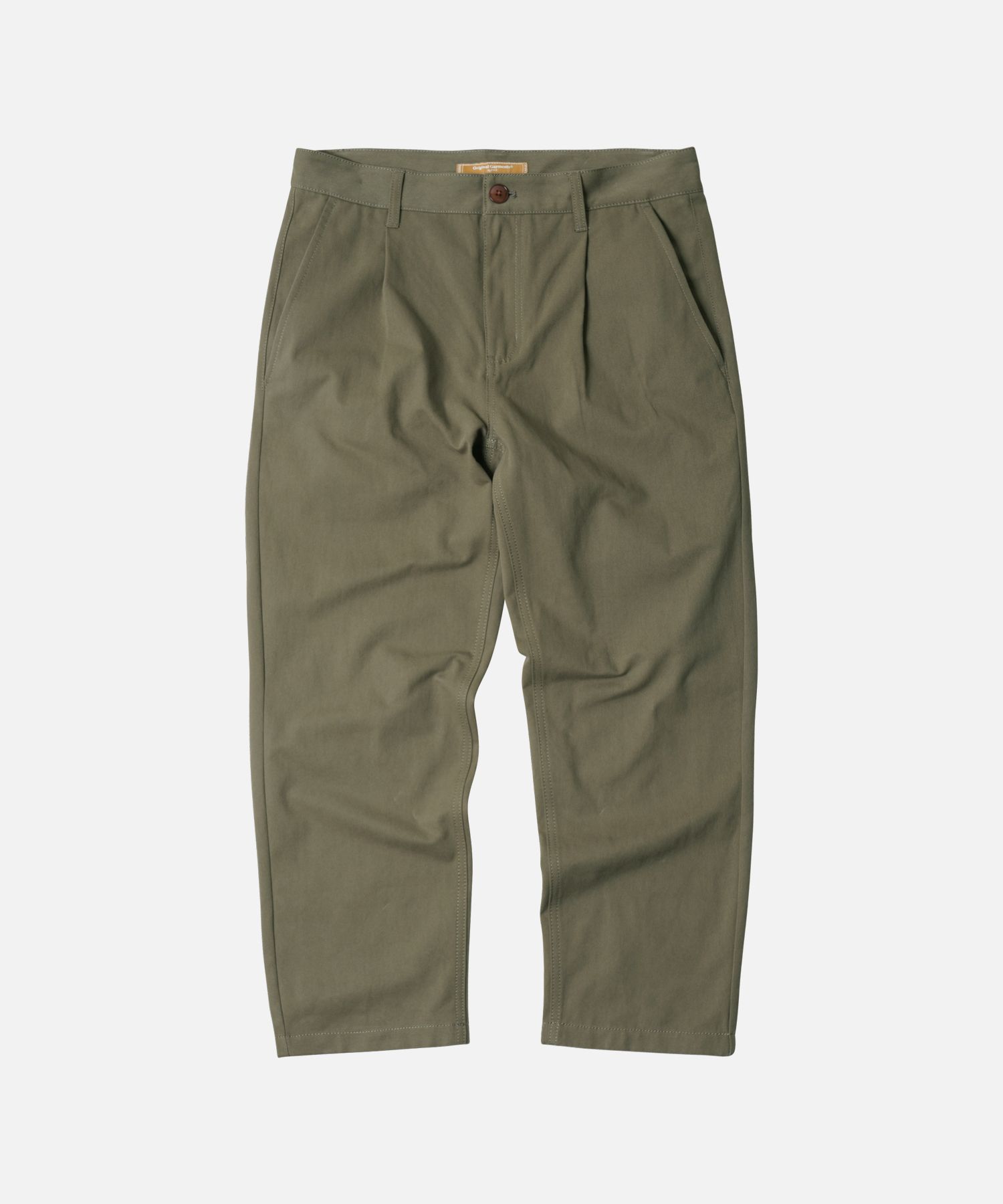 22SS BRIEFING LINEN ONE TACK PANTS オリーブS 22SS BRIEFING LINEN ONE TACK PANTS オリーブS