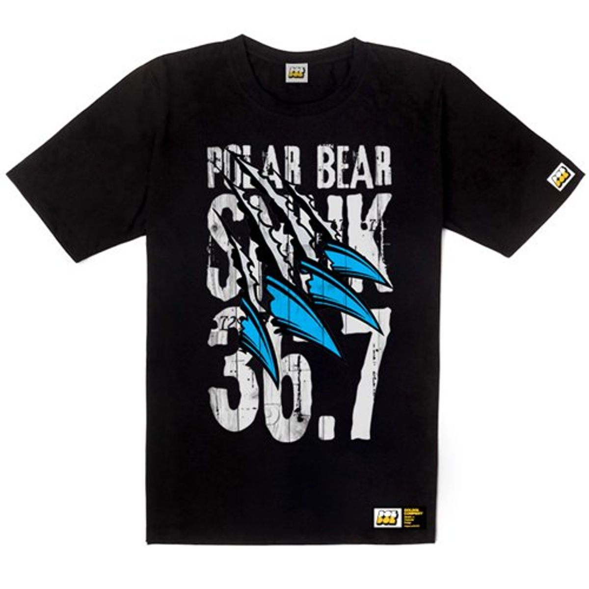 돌돌(DOLDOL) SNUK_T-shirts_03 북극곰 스노우보드 선수 스누크 익스트림 캐릭터 그래픽 티셔츠