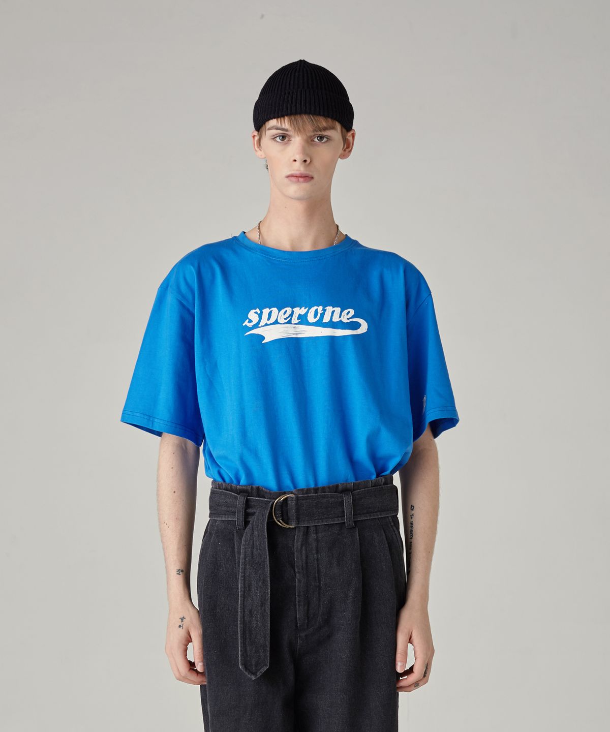 스페로네(SPERONE) Logo T-shirts(BLUE/L)