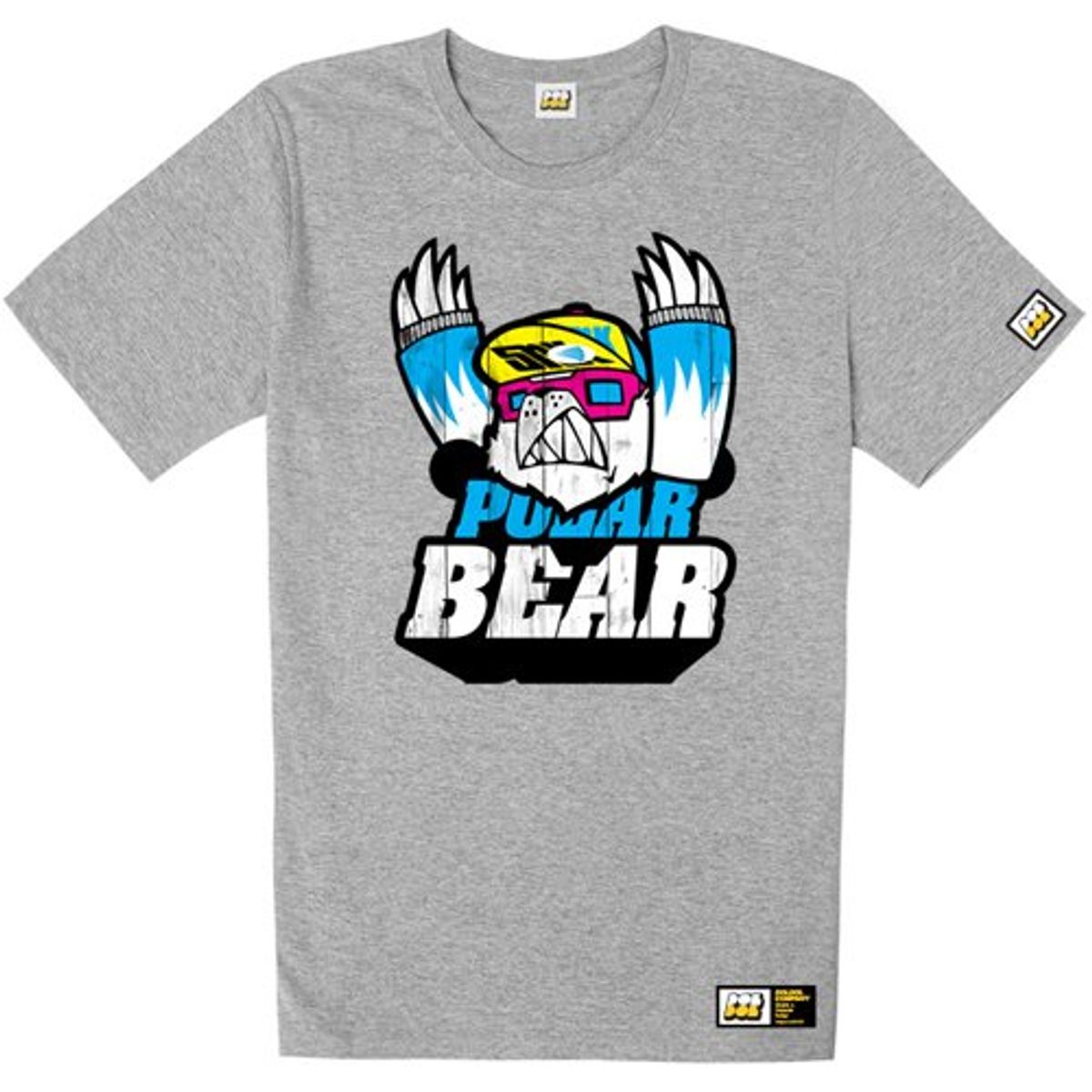 돌돌(DOLDOL) SNUK_T-shirts_06 북극곰 스노우보드 선수 스누크 익스트림 캐릭터 그래픽 티셔츠