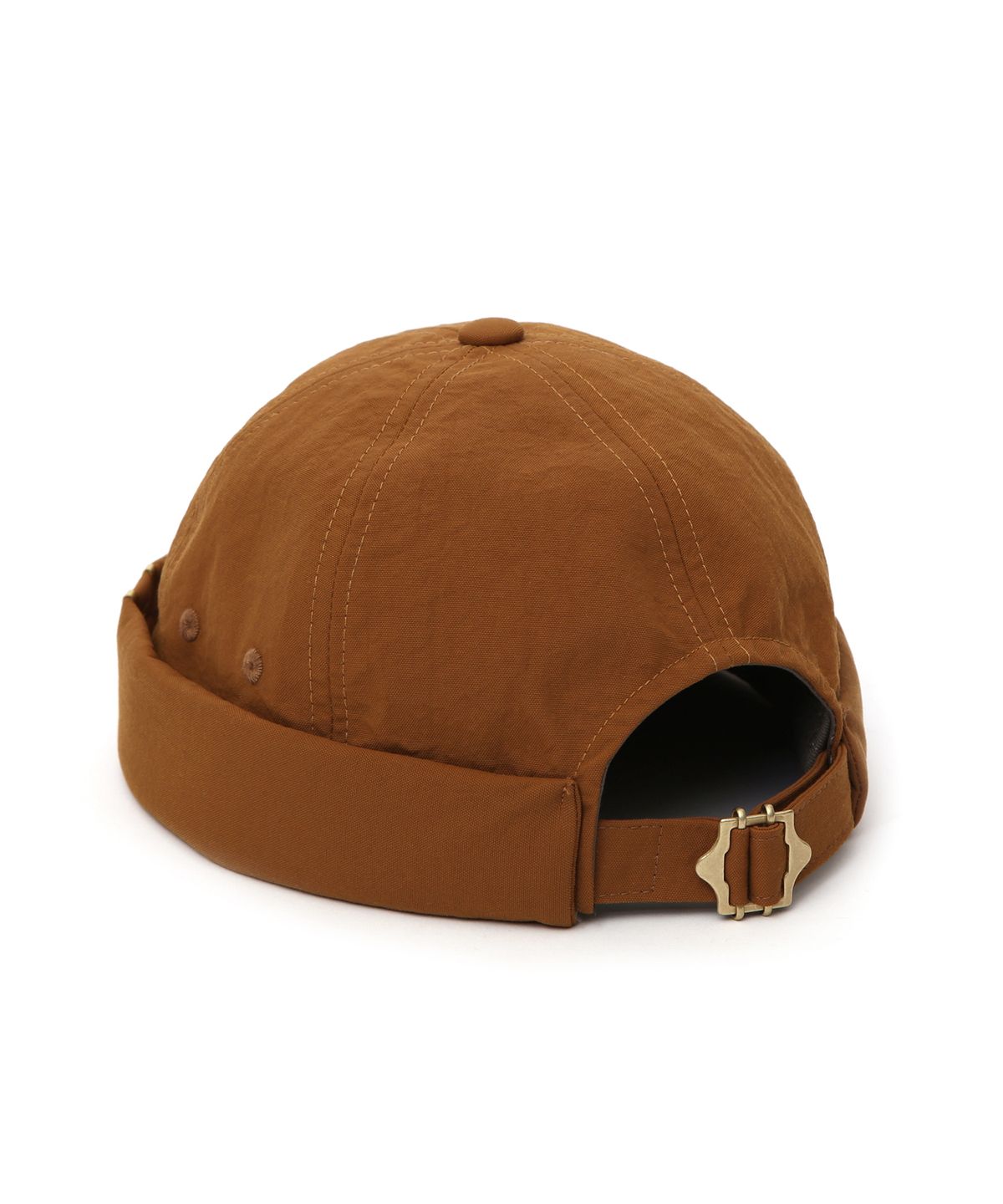 언더컨트롤 스튜디오(UNDERCONTROL STUDIO) 브림리스캡 HALF MOON / WASHED OX NYLON / RED BROWN