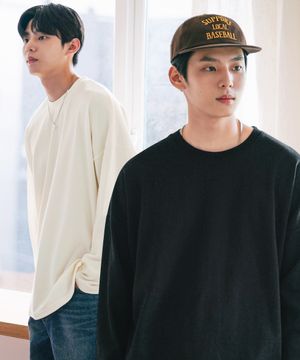 [2PACK] 오버핏 레이어드 롱티셔츠 KJLT2153