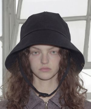 탈부착 스트랩 코튼 버킷햇 STRAP BUCKET / D BIO / BLACK