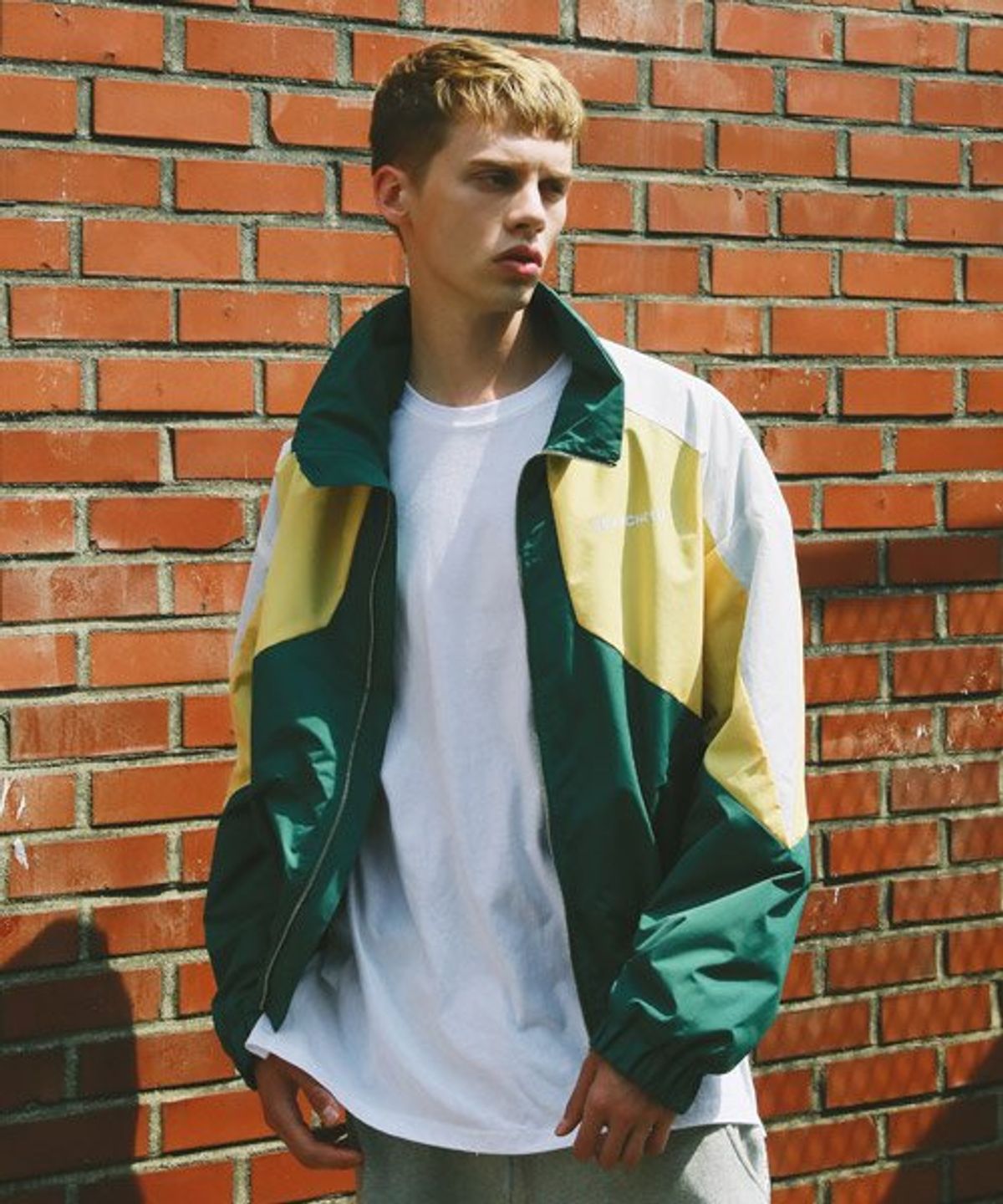써치410(SEARCH410) [UNISEX] TRIPLE COMBINATION WINDBREAKER_GREEN