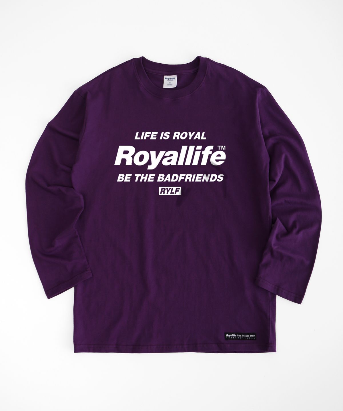 로얄라이프(ROYALLIFE) RLL301 비 더 프렌즈 롱슬리브 - 퍼플
