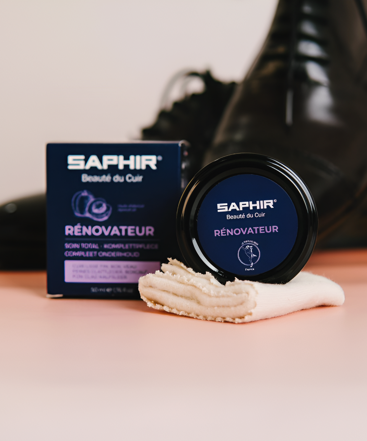 사피르(SAPHIR) 리노베이터 가죽 영양 크림 보호 에센스 50ml