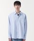 릴렉스 핏 옥스포드 셔츠 [블루]