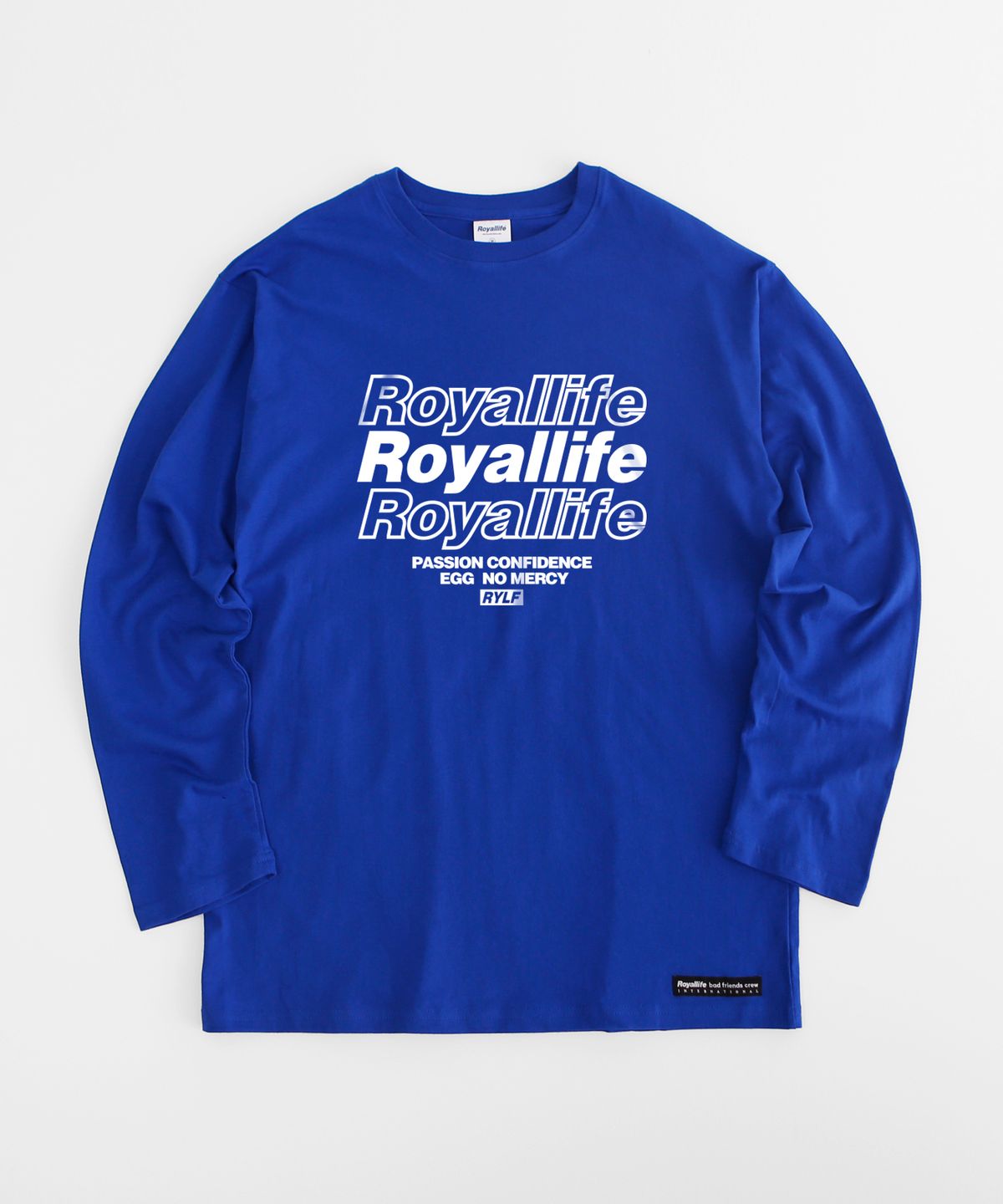 로얄라이프(ROYALLIFE) RLL201 멀티로고 롱슬리브 - 블루