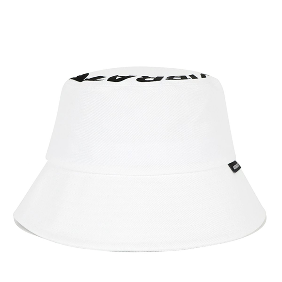 바이브레이트(VIBRATE) ROUDING LOGO BUCKET HAT (white)