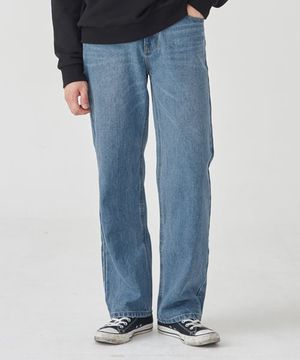 와이드 데님 팬츠 (LIGHT BLUE)