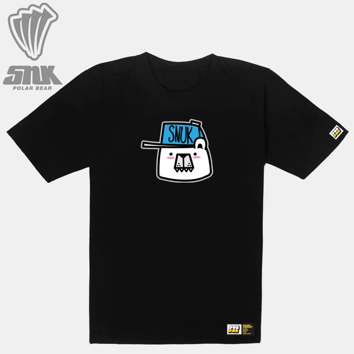 돌돌(DOLDOL) SNUK_T-shirts_22  북극곰 스노우보드 선수 스누크 익스트림 캐릭터 그래픽 티셔츠