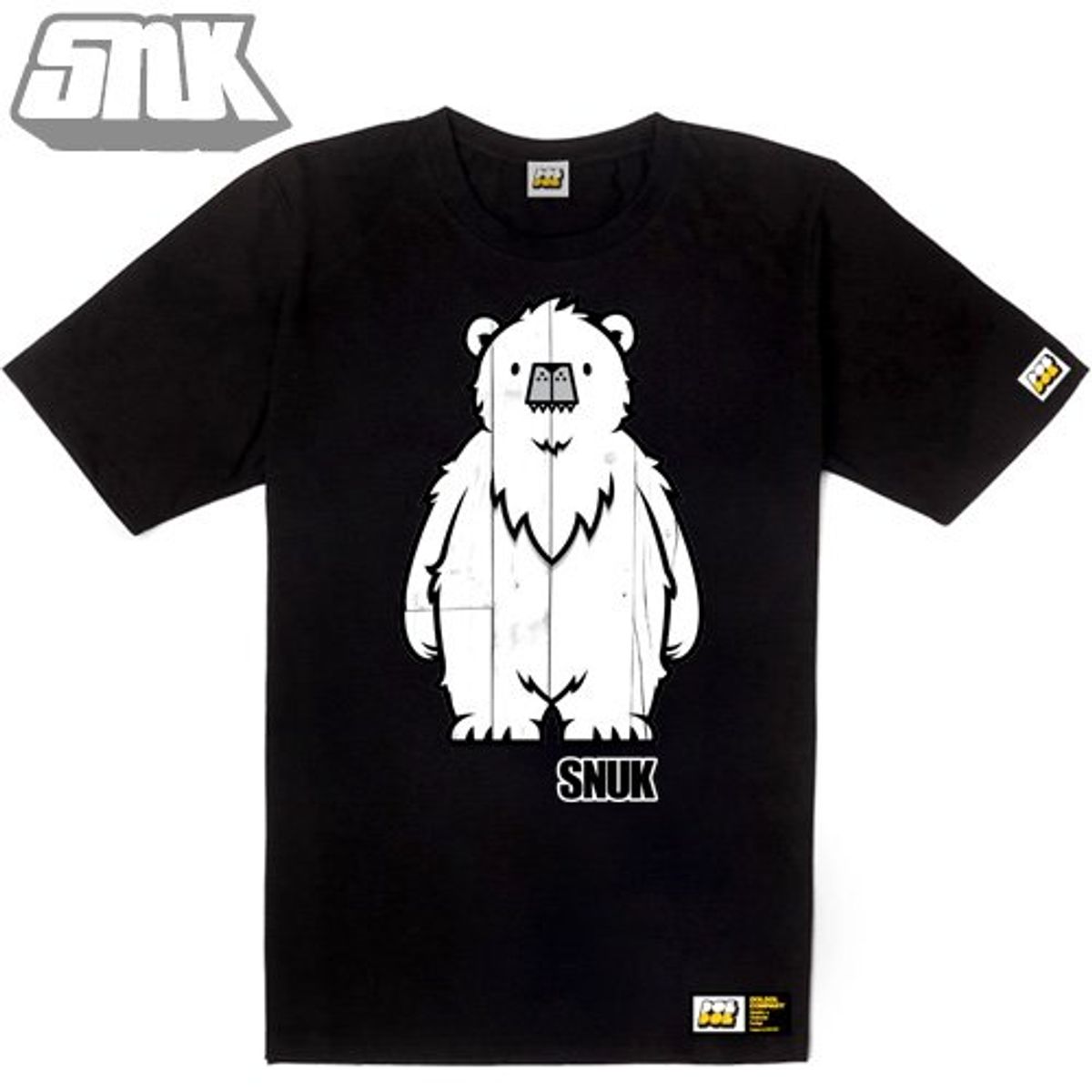 돌돌(DOLDOL) SNUK_T-shirts_12s 북극곰 스노우보드 선수 스누크 익스트림 캐릭터 그래픽 티셔츠
