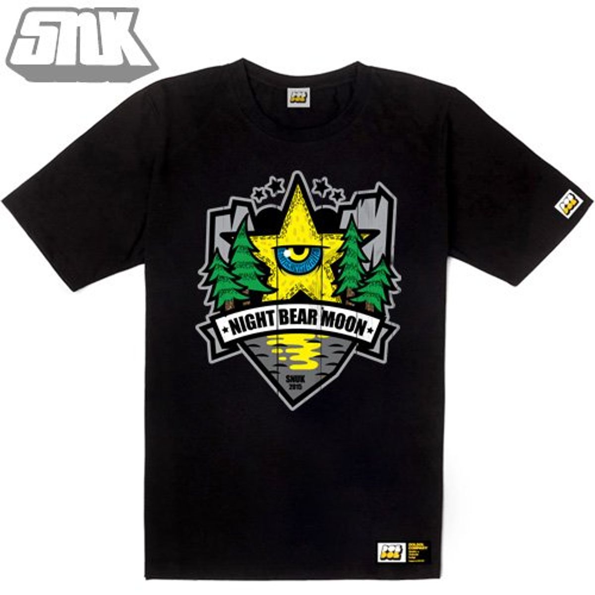 돌돌(DOLDOL) SNUK_T-shirts_11 북극곰 스노우보드 선수 스누크 익스트림 캐릭터 그래픽 티셔츠