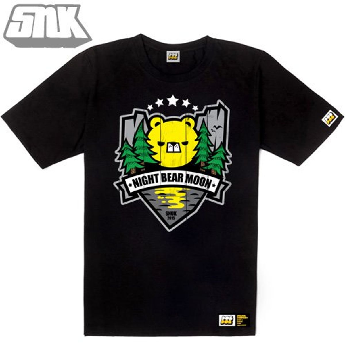 돌돌(DOLDOL) SNUK_T-shirts_10 북극곰 스노우보드 선수 스누크 익스트림 캐릭터 그래픽 티셔츠