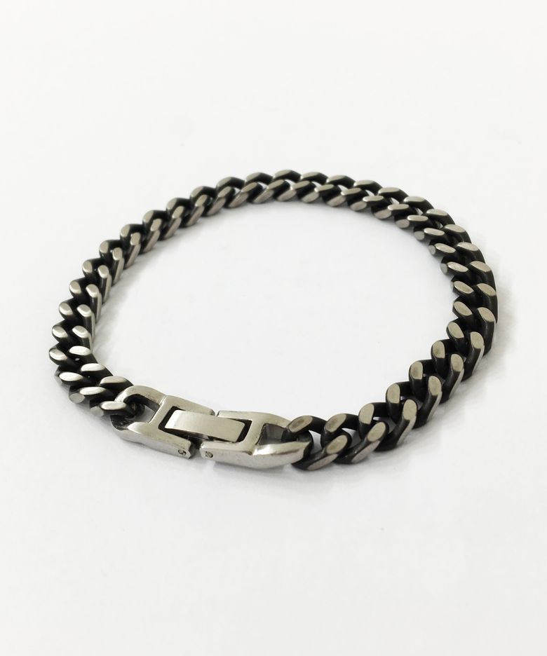 [팔찌][써지컬스틸][유화작/무광]R-02 CHAIN BRACELET