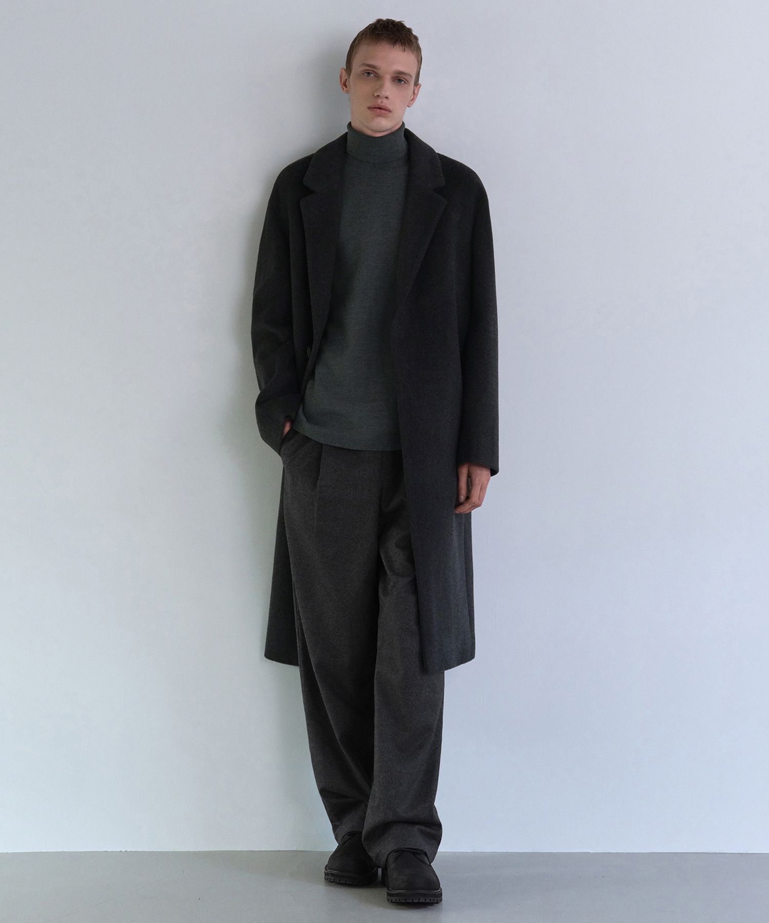 MUSINSA公式 | MUSINSA STANDARD カシミアブレンド特大シングルコート