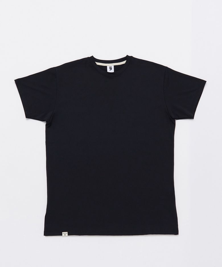 QUICK-DRY INNER LAYERED 1/2 TEE (Black)