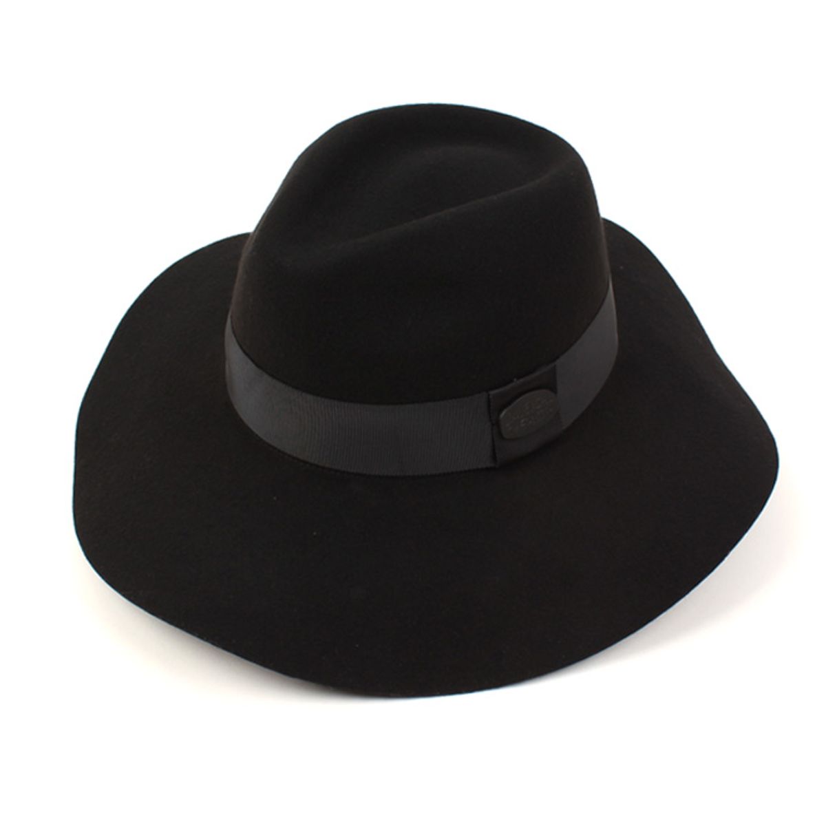 유니버셜 케미스트리(UNIVERSAL CHEMISTRY) BK Metal Line Wool Long BK Fedora 울페도라