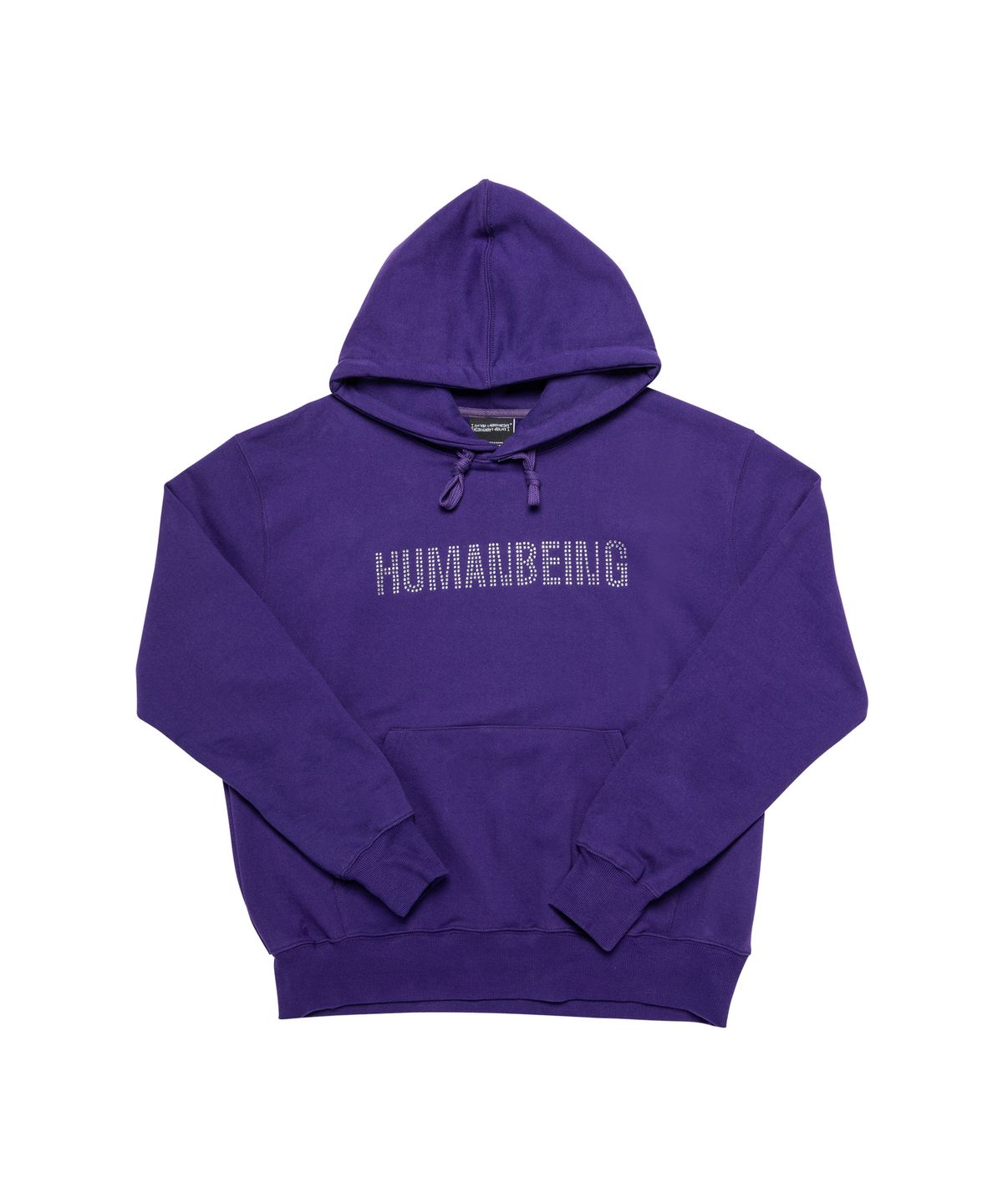 아임낫어휴먼비잉(I AM NOT A HUMAN BEING) HUMANBEING RHINESTONE HOODIE - PURPLE