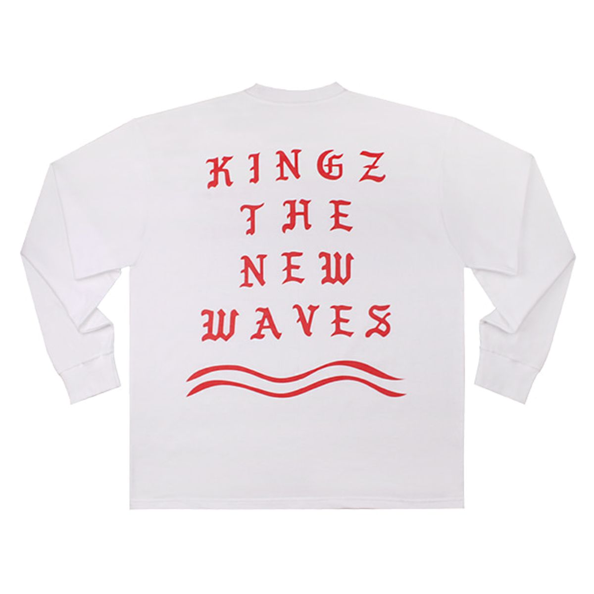 러프킹즈(LUFF KINGZ) 킹즈 더 뉴 웨이브 롱 슬리브 (화이트)