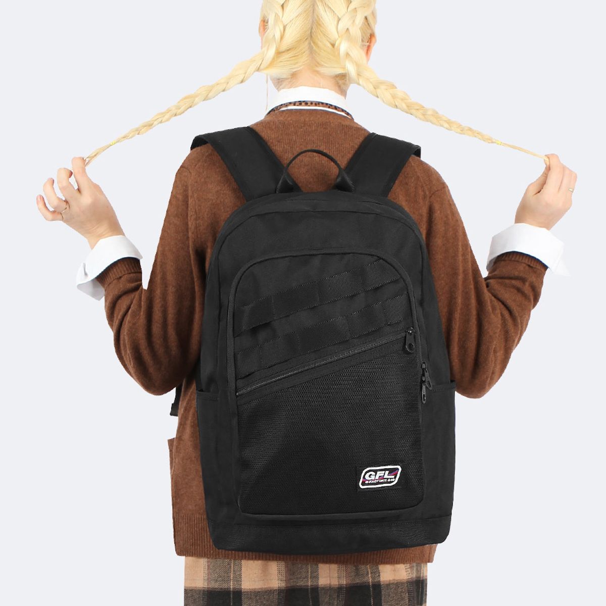 지플랫(G-FLAT) K100 벤트 백팩 (BLACK)