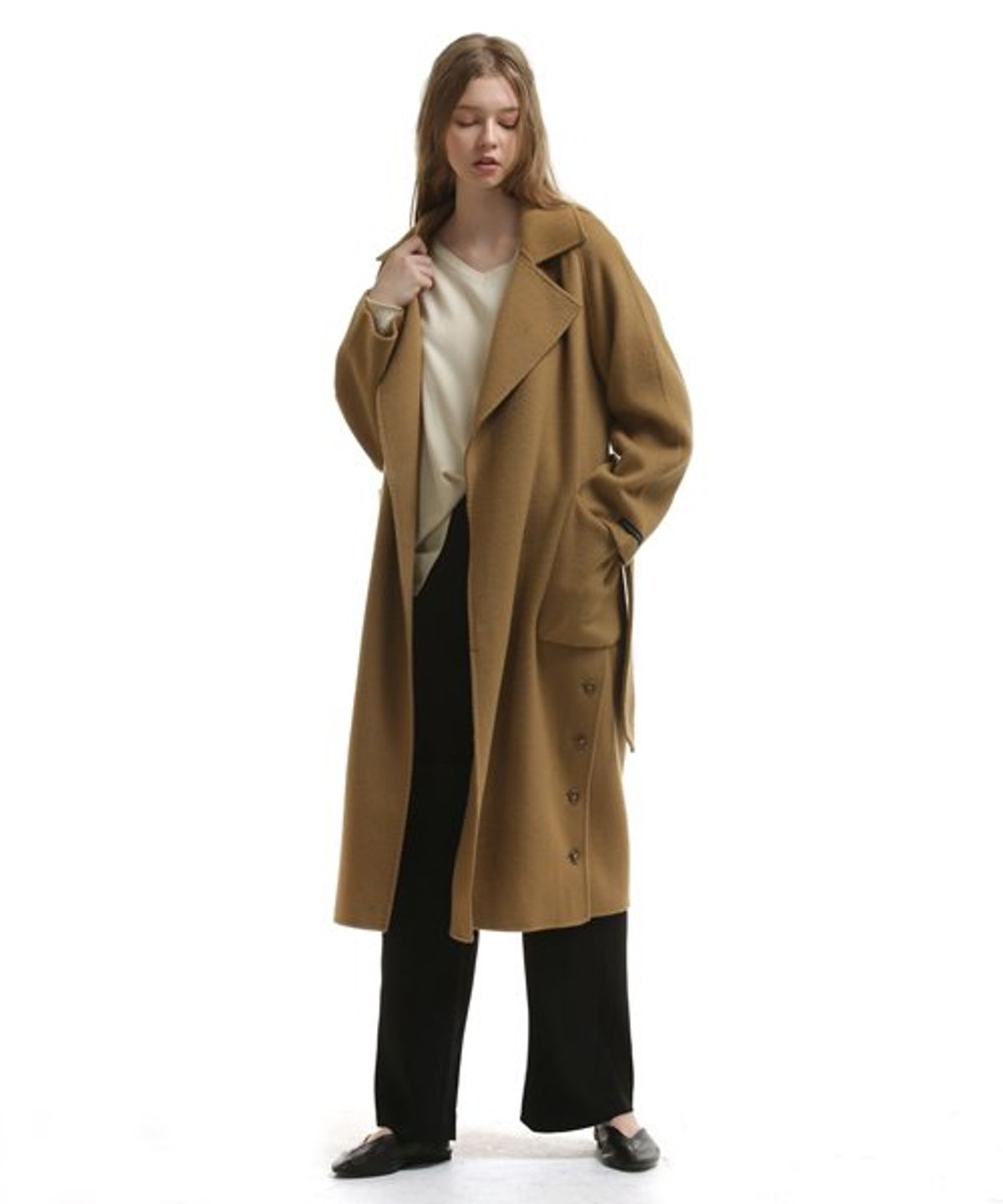 레이디 볼륨(LADY VOLUME) Handmade side slit long coats