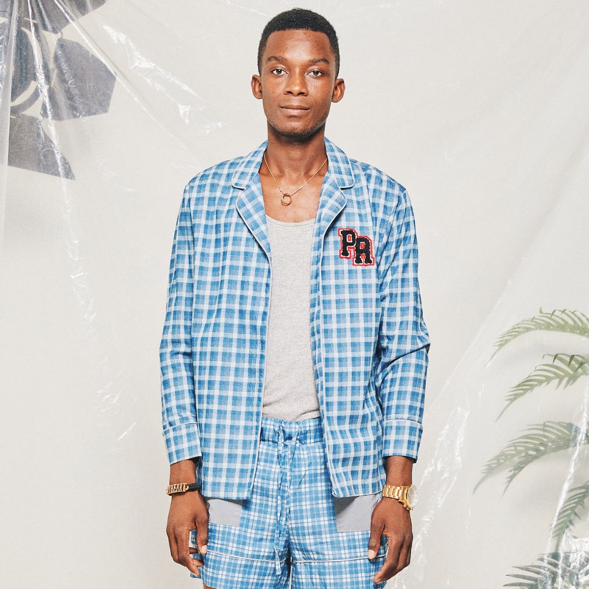 알엔오티(RNOT) CHECK PAJAMA SHIRTS
