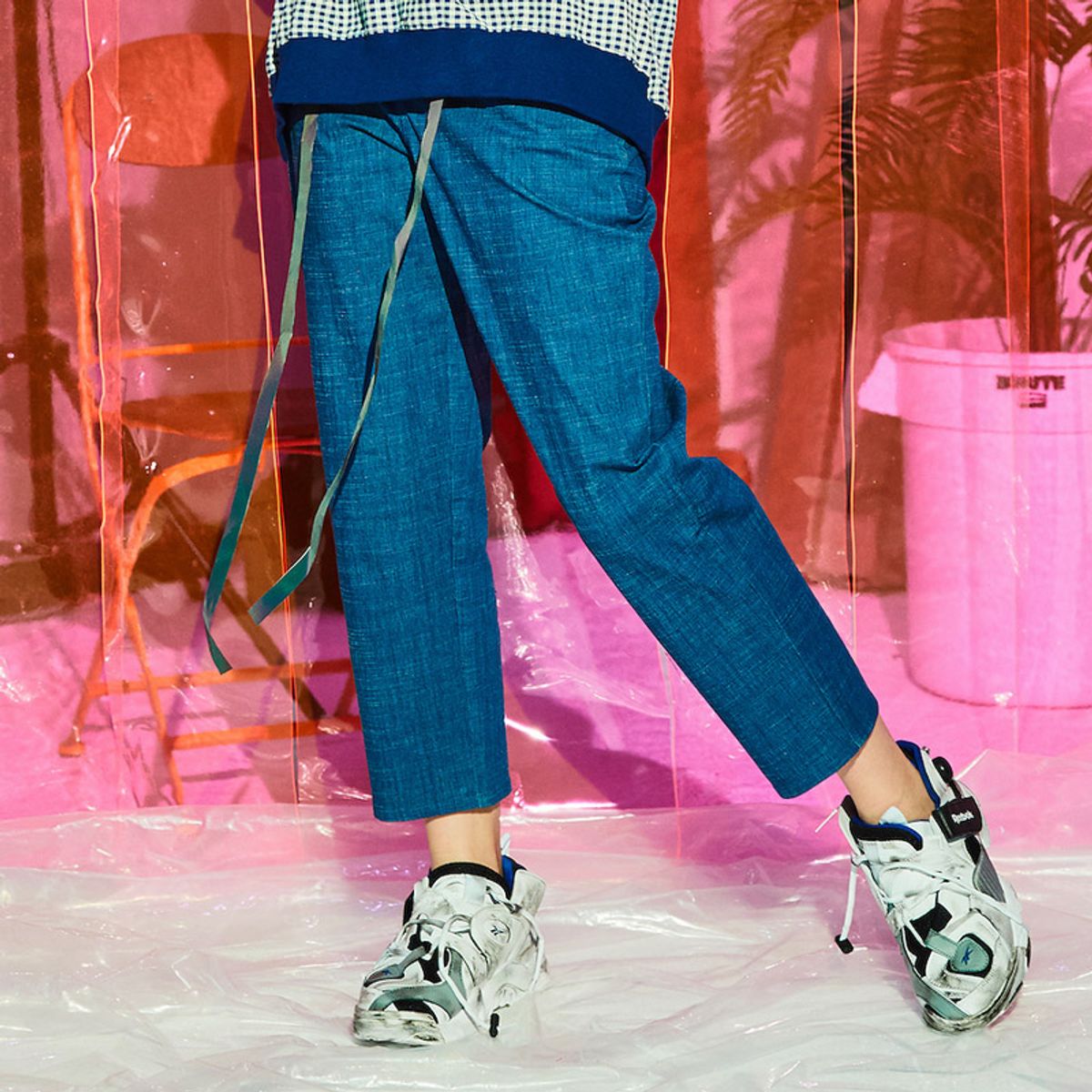 알엔오티(RNOT) PRIZM DENIM PANTS
