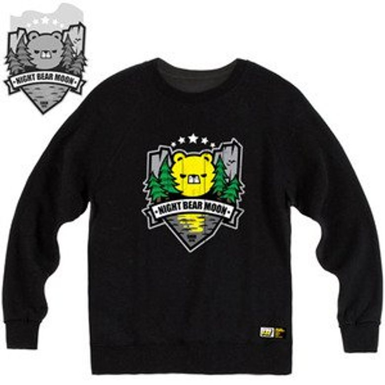 SNUK_MTM_02 스노우보드 북극곰 스누크 맨투맨 긴팔