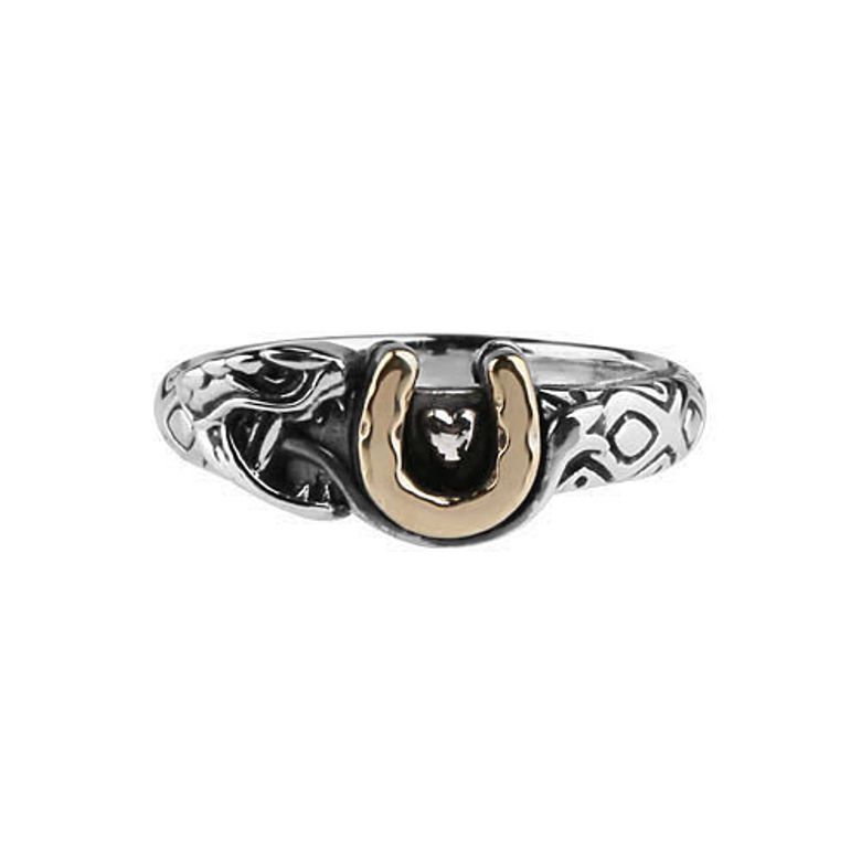 Snake Horseshoe Ring