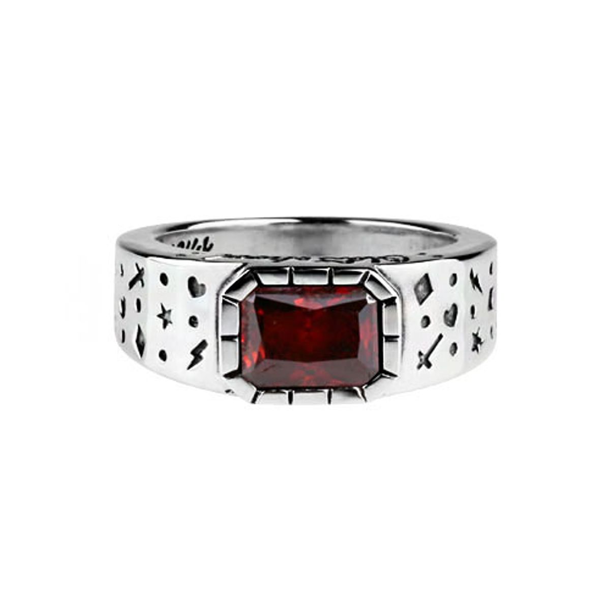 어나니머스아티즌(ANONYMOUS ARTISAN) Oldschool Dot Ring 2 -red