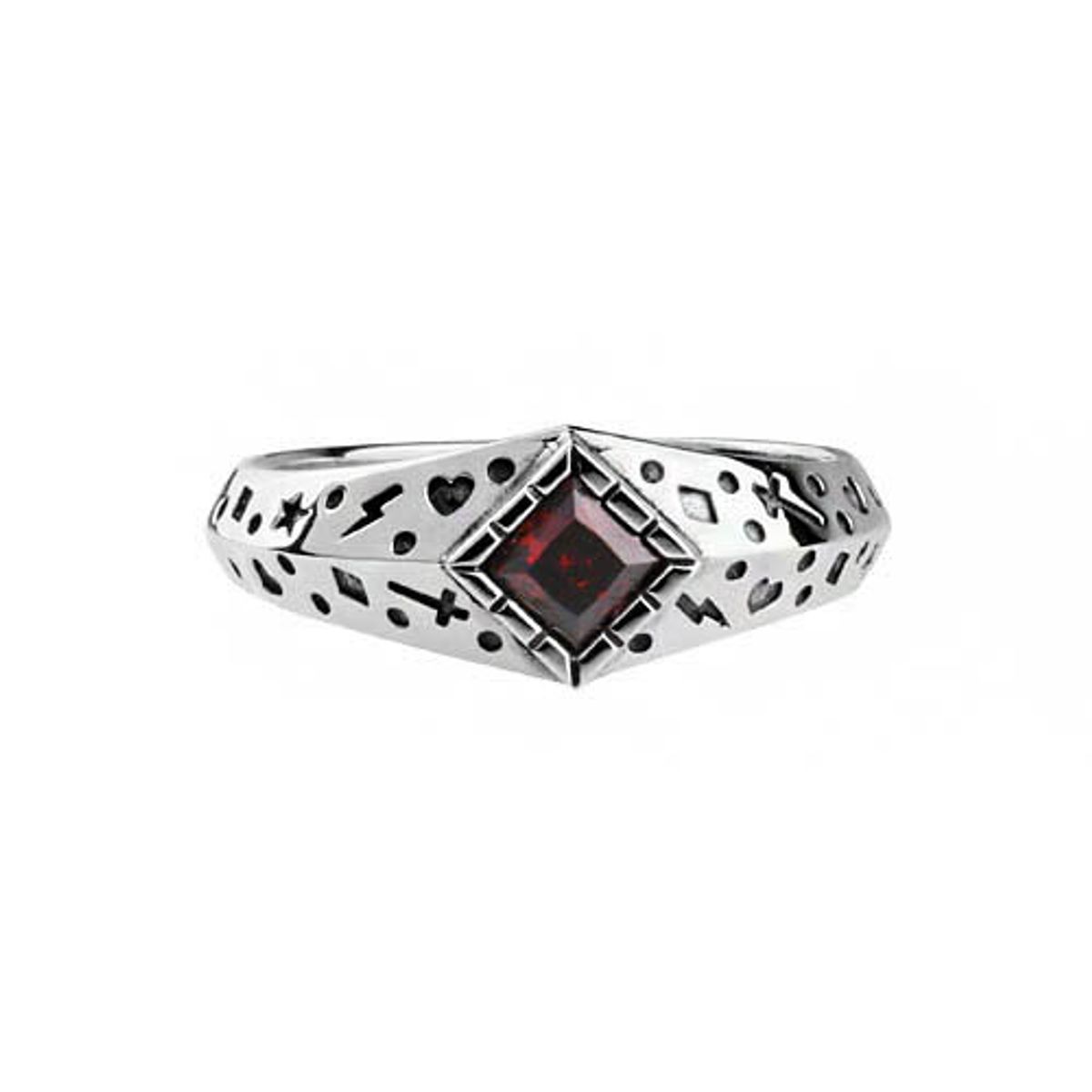 어나니머스아티즌(ANONYMOUS ARTISAN) Oldschool Dot Ring 1 -red