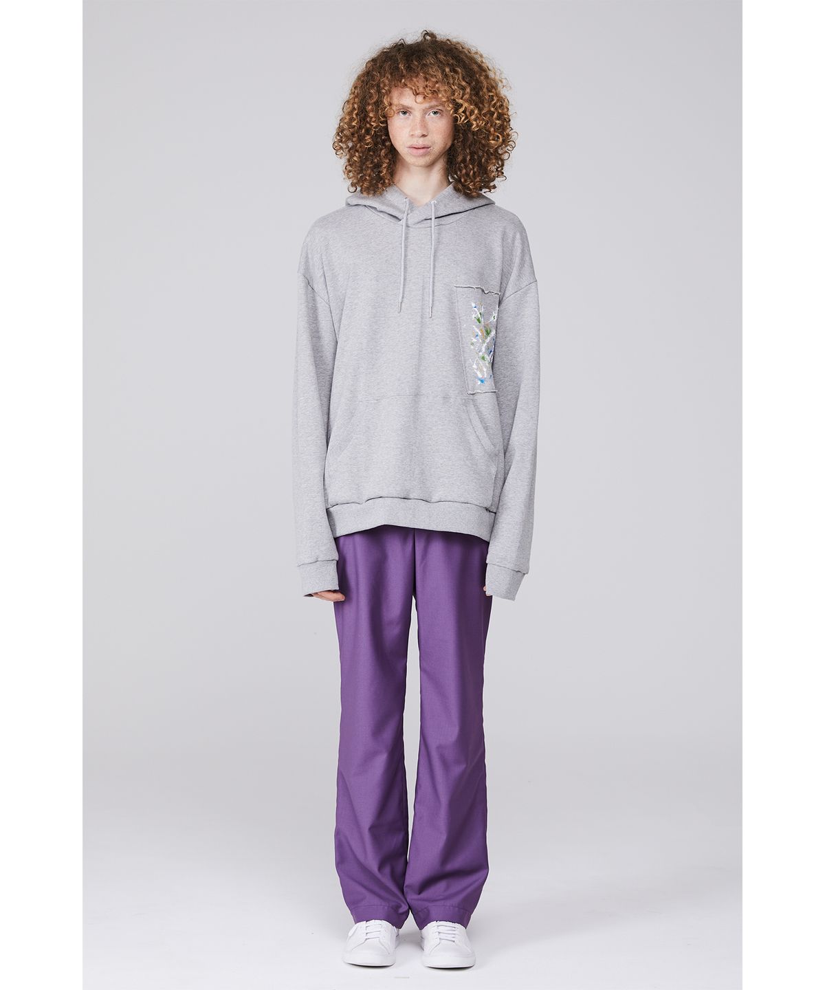 밀린(MILLIN) LONG WIDE TROUSERS (Purple)