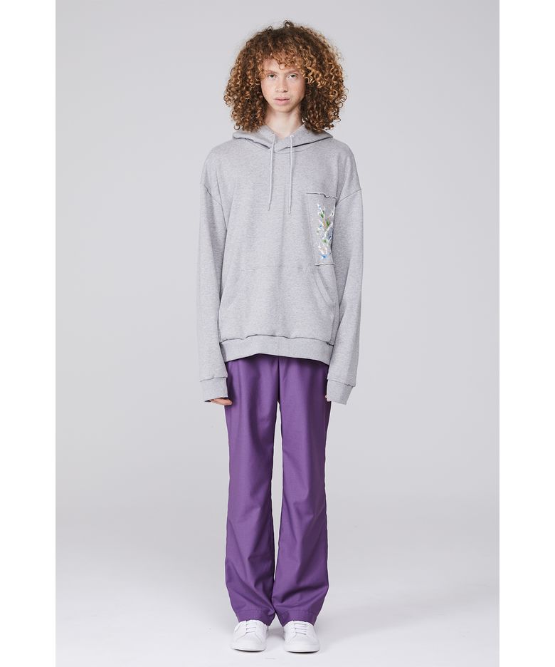 LONG WIDE TROUSERS (Purple)