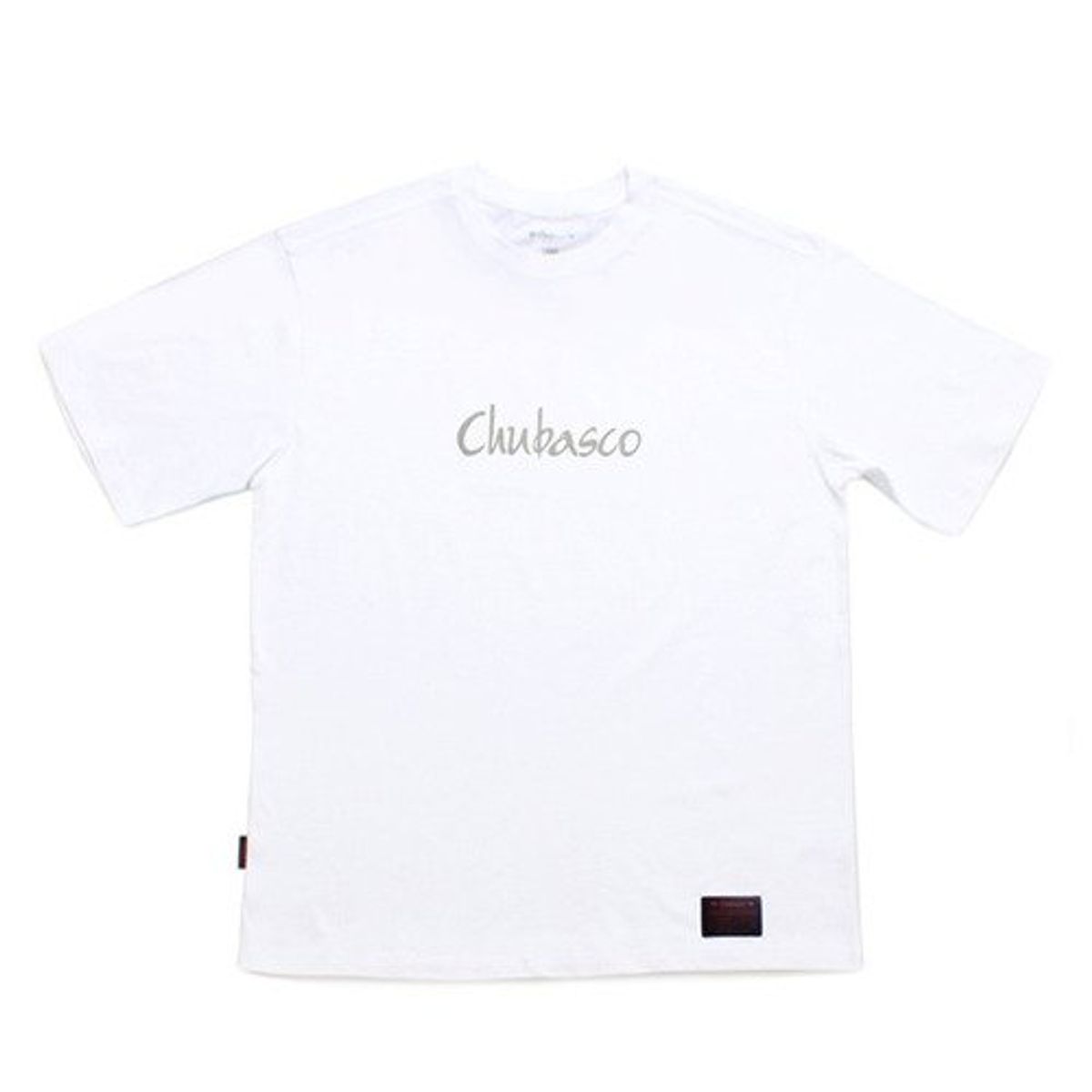 츄바스코(CHUBASCO) CHT16001 레터링 티셔츠 화이트