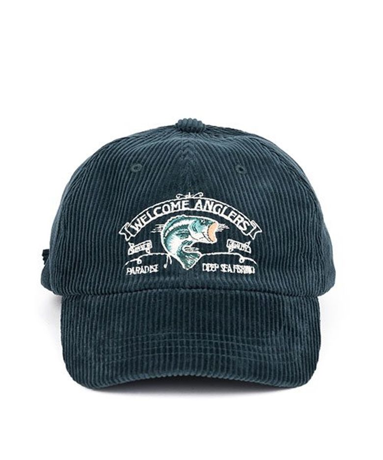 CORDUROY ANGLER CAP  (green)