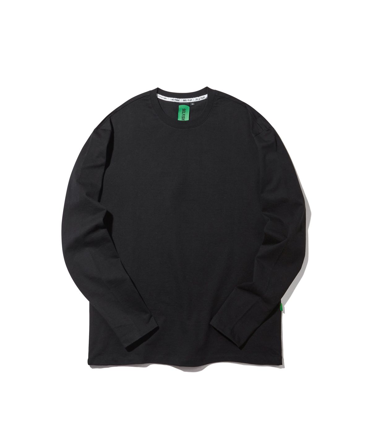 셀피쉬(SELFISH) BASIC LONG SLEEVE (SAF3TS04) (BLACK)