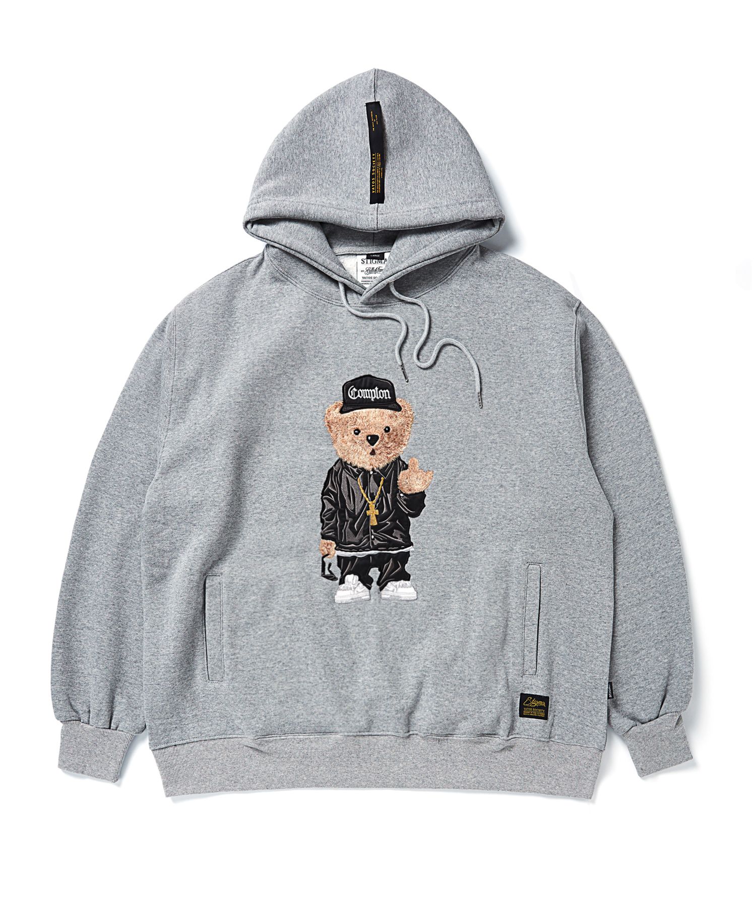 日本未入荷STIGMAのCOMPTON BEAR HOODIE MUSINSA | STIGMA COMPTON BEAR HOODIE BLACK