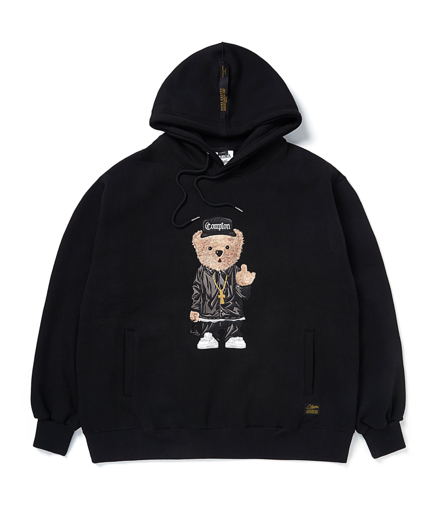 STIGMA EMB COMPTON BEAR OVERSIZED HEAVY SWEAT 刺繍ベアHOODIE MUSINSA公式 | STIGMA EMB COMPTON BEAR OVERSIZED HEAVY SWEAT