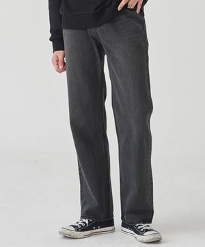 와이드 데님 팬츠 (DEEP GREY)