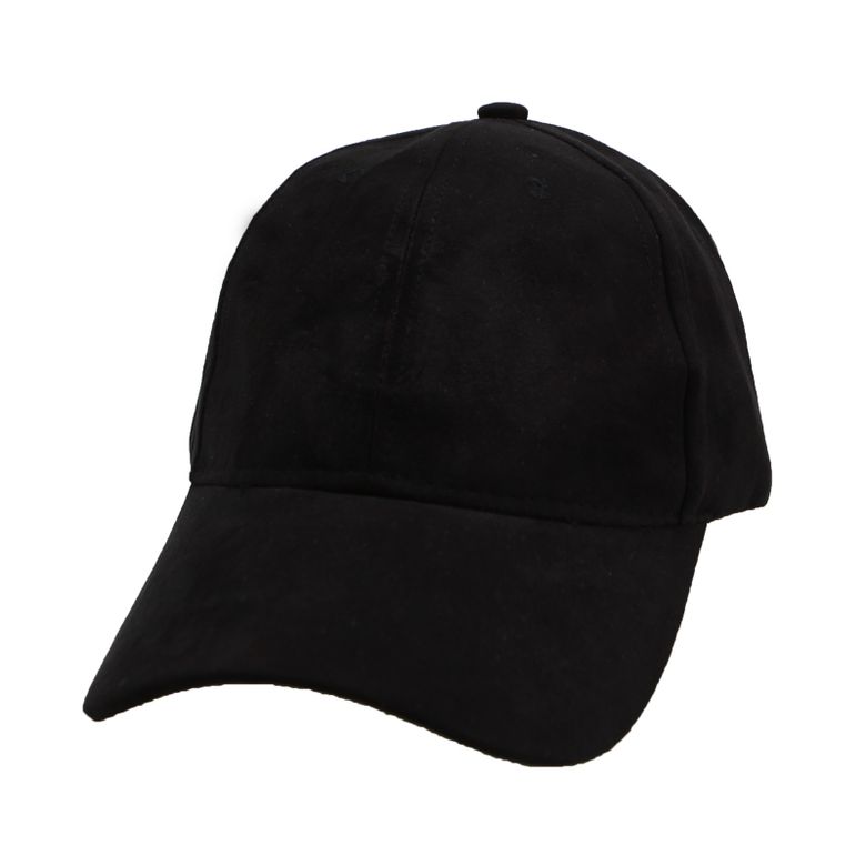 EV Plain Suade Cap (Black)