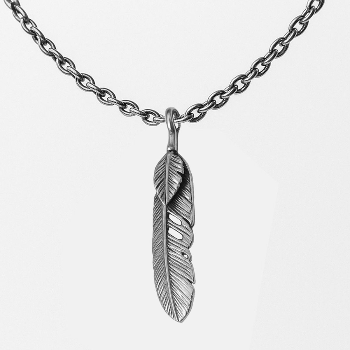 마크-4(MARK-4) NECKLACE FEATHER