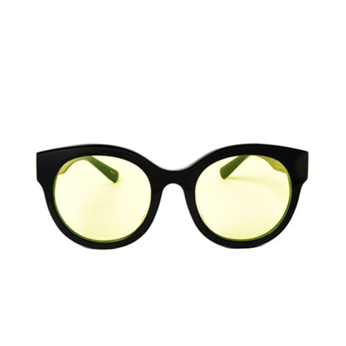 레이븐 티얼스(RAVEN TEARS) 세레머니 테이프 선글라스_black(yellow tint lens)